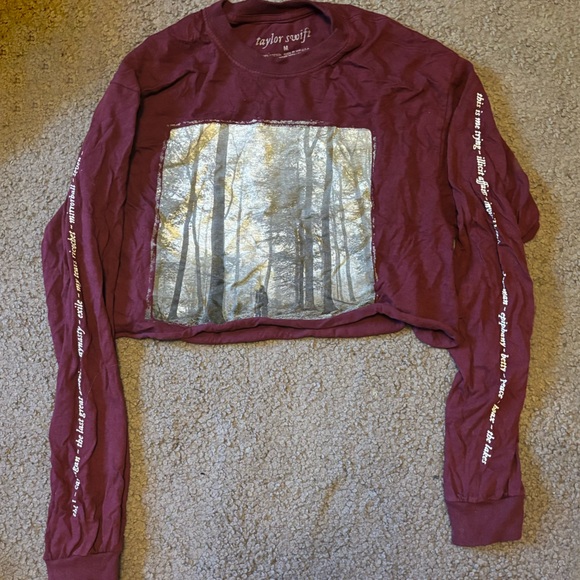 Taylor Swift Tops - Folklore long sleeve tee